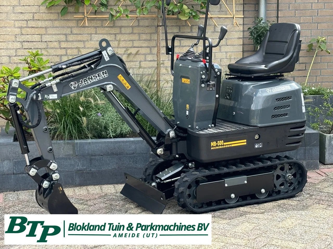 JANSEN Minigraver mini graafmachine MB500 ACTIE op voorraad!