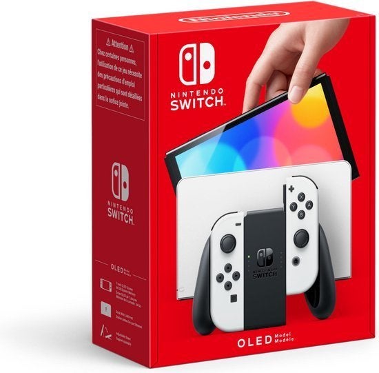 Nintendo Switch OLED Wit in Doos €229,99 | GameshopX nl, Avontuur en Actie, Ophalen of Verzenden, Zo goed als nieuw, 3 spelers of meer