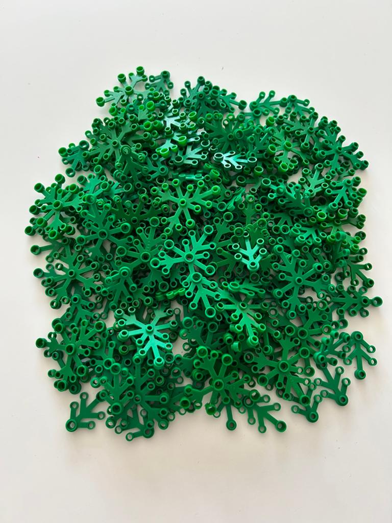 Lego plant leaves groen (180x), Overige thema's, Verzenden, Lego, Zo goed als nieuw