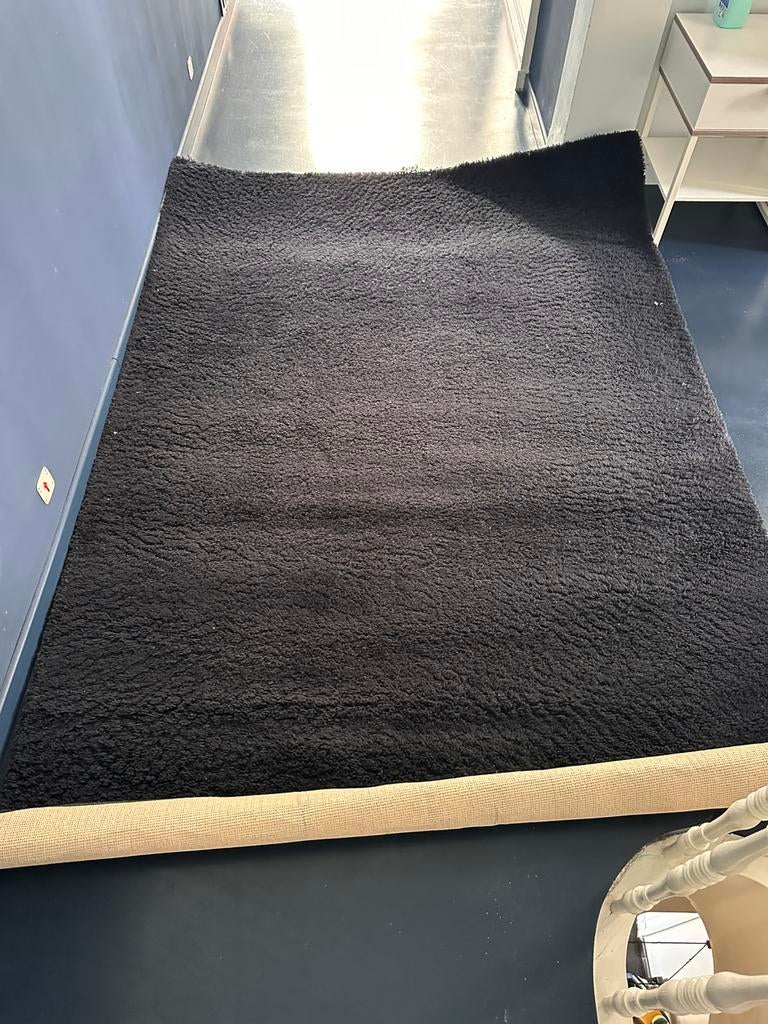 Zwarte ikea mat 2.40 op 1.60, Enlèvement, Utilisé