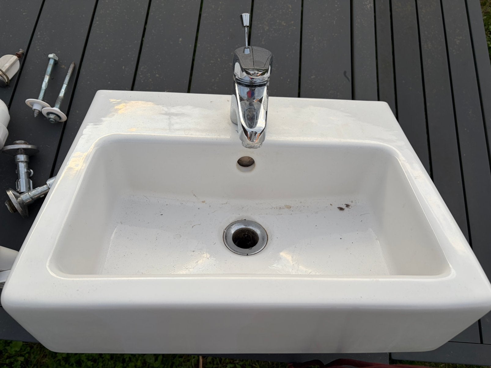 Lavabo toilet Duravit, Doe-het-zelf en Bouw, Ophalen, Gebruikt, Wastafel