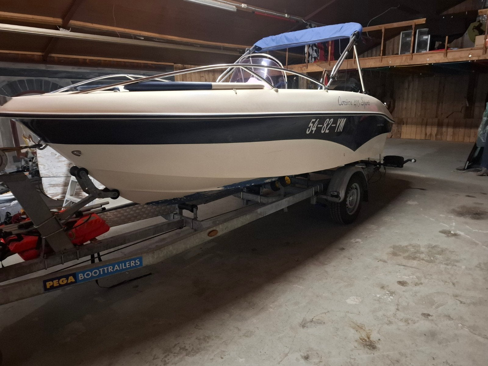 Boot met trailer nl registratie remork en boot, Watersport en Boten, Ophalen