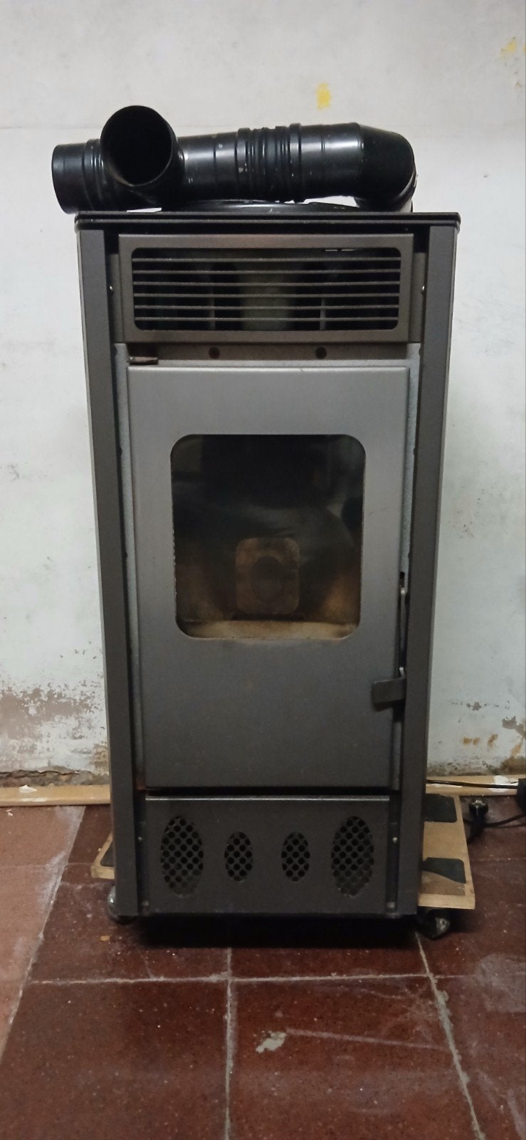 Pelletkachel 8KW Te koop/ ruil voor houtkachel., Maison & Meubles, Autres carburants, Enlèvement, Utilisé, Poêle à granulés