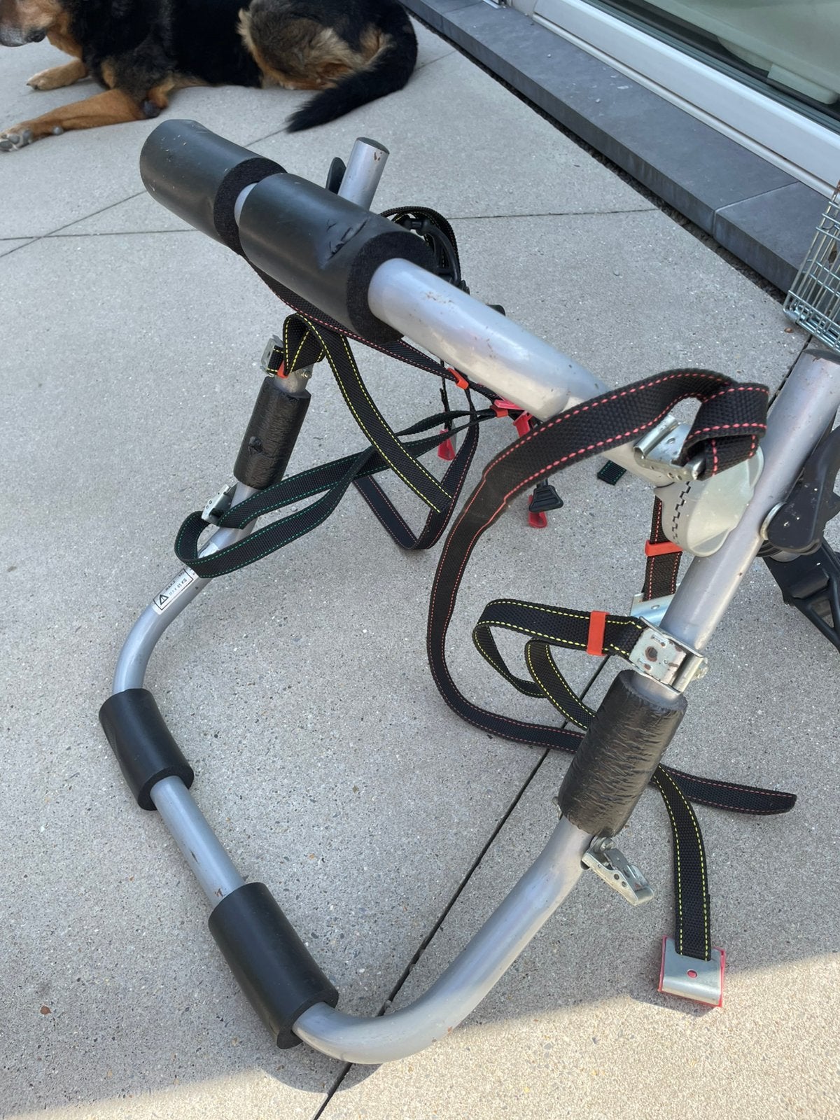 Fietsendrager voor op auto zonder trekhaak, Auto diversen, Fietsendragers, Gebruikt, Brede banden, 2 fietsen, Achterklepdrager
