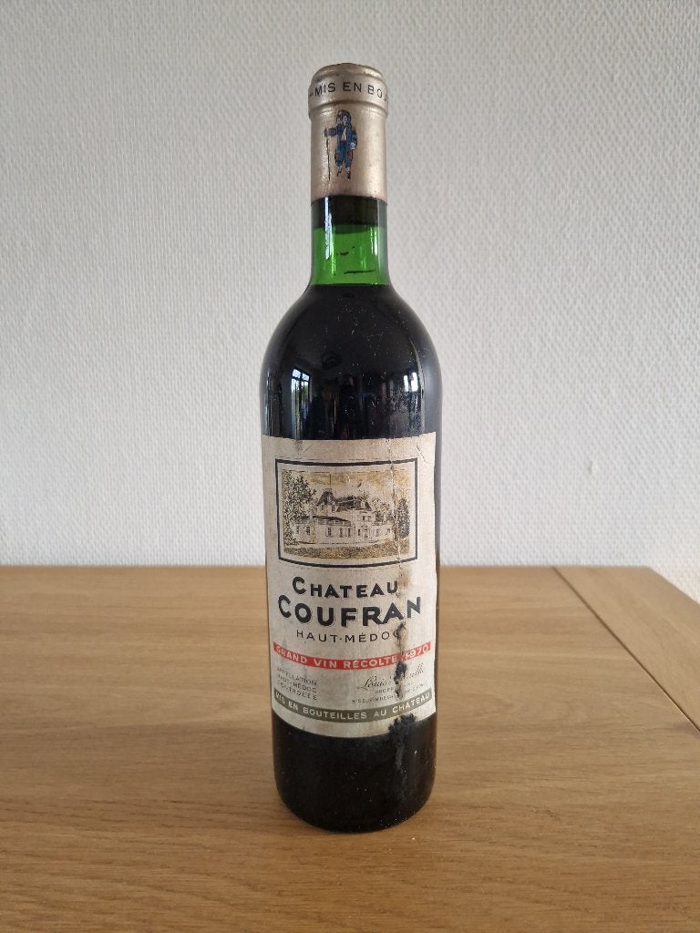 Château Coufran - 1970 - Haut Médoc, Collections, Vins, Neuf, Enlèvement ou Envoi, Pleine, Vin rouge