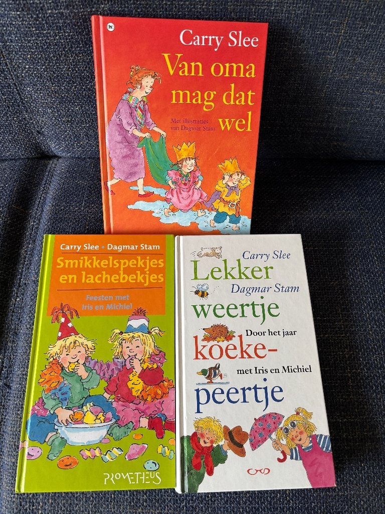 Lekker weertje koekepeertje jaar Iris Michiel Carry Slee, Jongen of Meisje, Carry Slee, Ophalen of Verzenden, Zo goed als nieuw