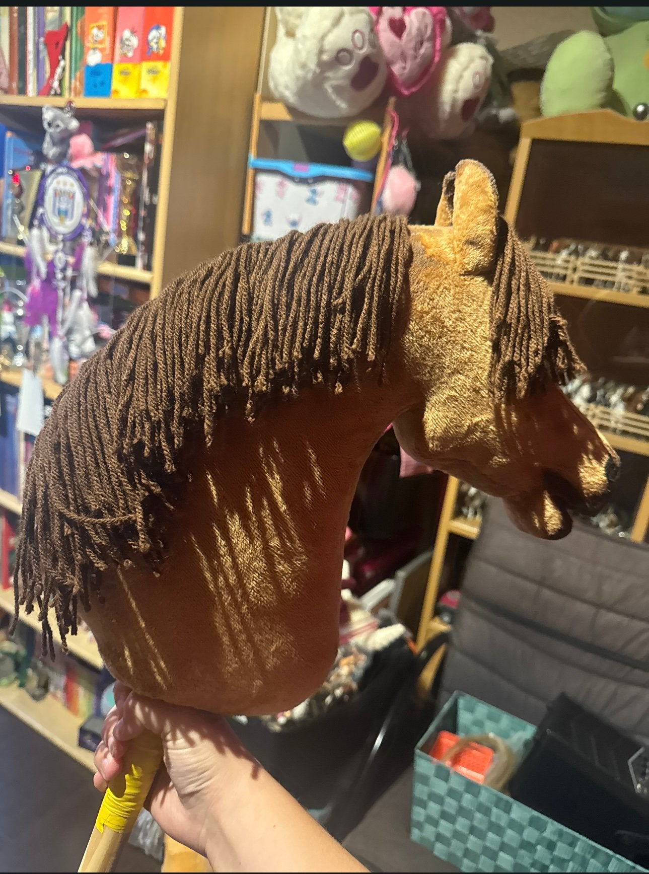 Hobbyhorse ovega (bruine manen), Ophalen of Verzenden, Zo goed als nieuw, Jongen of Meisje
