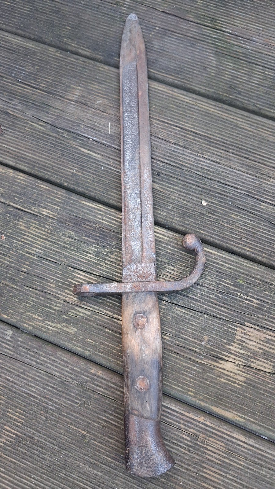 Baïonnette M1890 de la Première Guerre mondiale. Numéro de s, Collections, Enlèvement