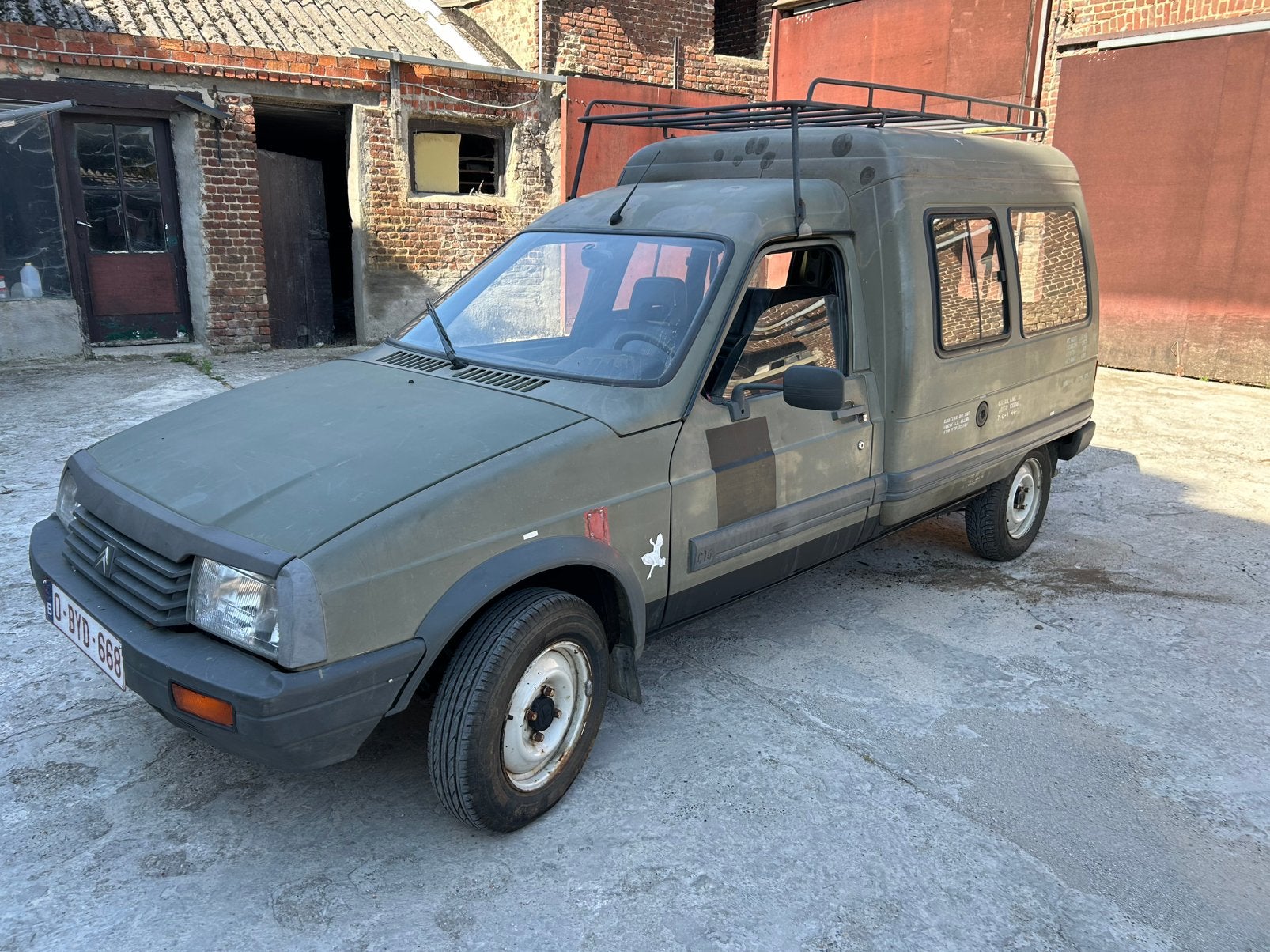 Citroën C15 D 1.8 – Ex-Armée belge – 5 places – 1995, Autos, Achat, Citroën, Particulier, 5 places