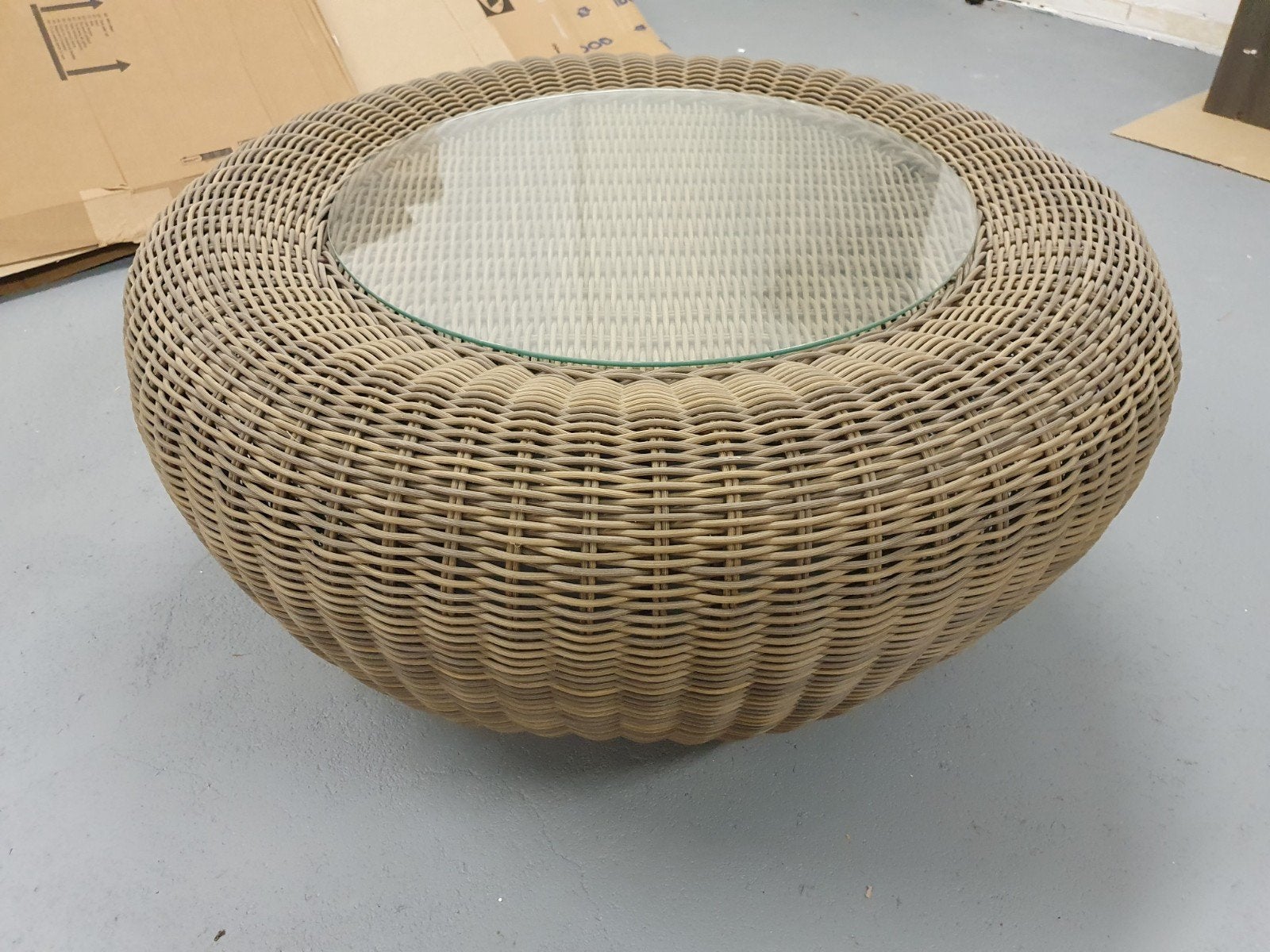 kunststof rotan tafel, nieuw, Enlèvement, Neuf