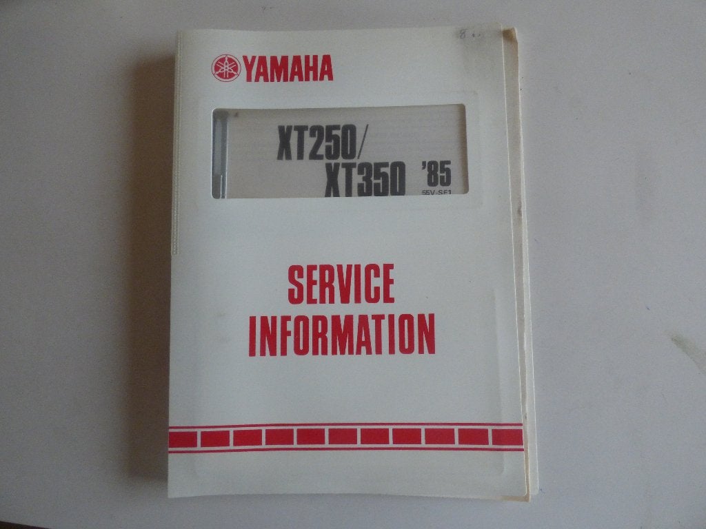 YAMAHA XT250 / XT350 TECHNISCHE GEGEVENS, Ophalen of Verzenden, Yamaha