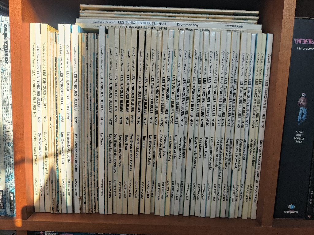 Lot de 57 BD: Les Tuniques Bleues, Livres, Enlèvement ou Envoi, Utilisé