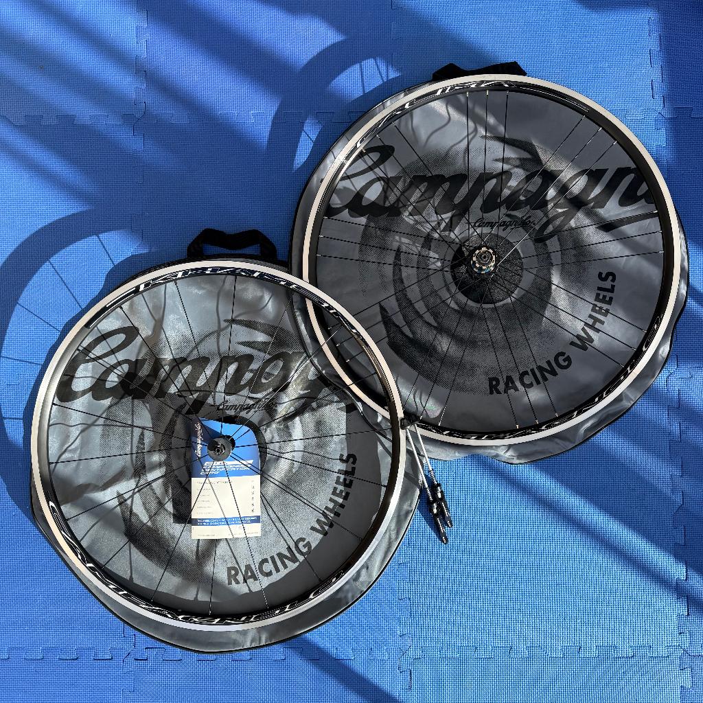 Campagnolo Khamsin Racefiets Wielen > Absolute nieuwstaat!!, Fietsen en Brommers, Velgrem, Aluminium, Zo goed als nieuw, Ophalen