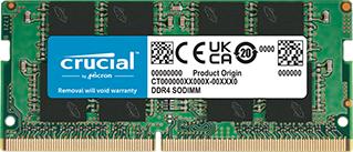 Crucial 16GB DDR4-2400 SODIMM - 100€, Neuf, Enlèvement ou Envoi, DDR4, Laptop