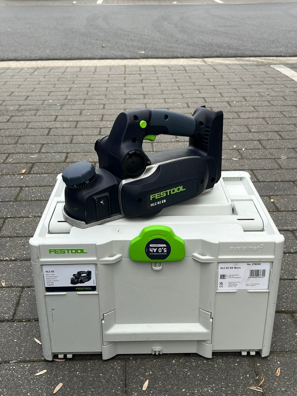 Festool HLC 82 EB-Basic rabot sans fil 18V en systainer-82mm, Bricolage & Construction, Enlèvement, Comme neuf, Autres types