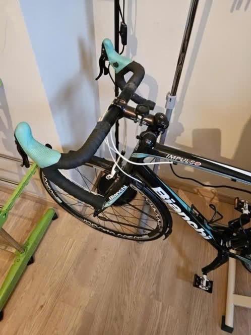 Koersfiets Carbon Bianchi, kader 59. Nieuwstaat!, Fietsen en Brommers, Fietsen | Racefietsen, Zo goed als nieuw, Heren, Carbon
