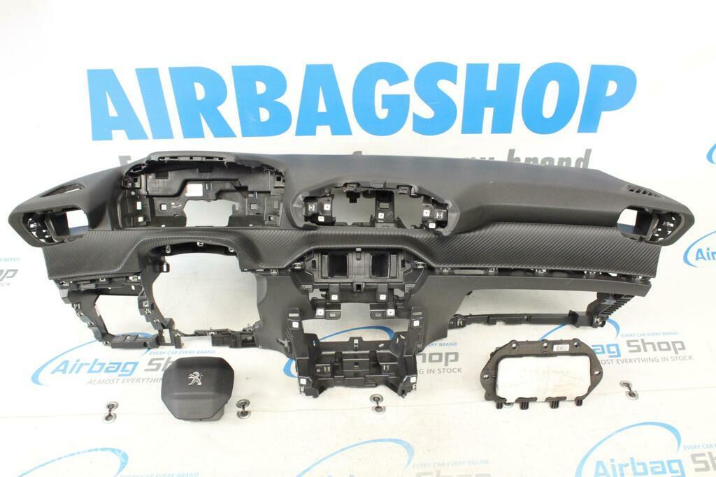 Airbag set - Dashboard met carbon Peugeot 208 (2019-heden)
