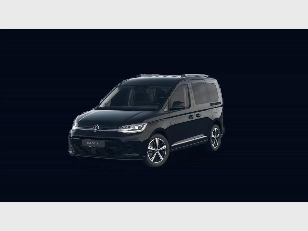 Volkswagen Caddy Style 5 zitsTSI EU6115pk (85KW)6VKorte Wiel, Auto's, Volkswagen, Monovolume, Caddy Combi, Zwart, Handgeschakeld
