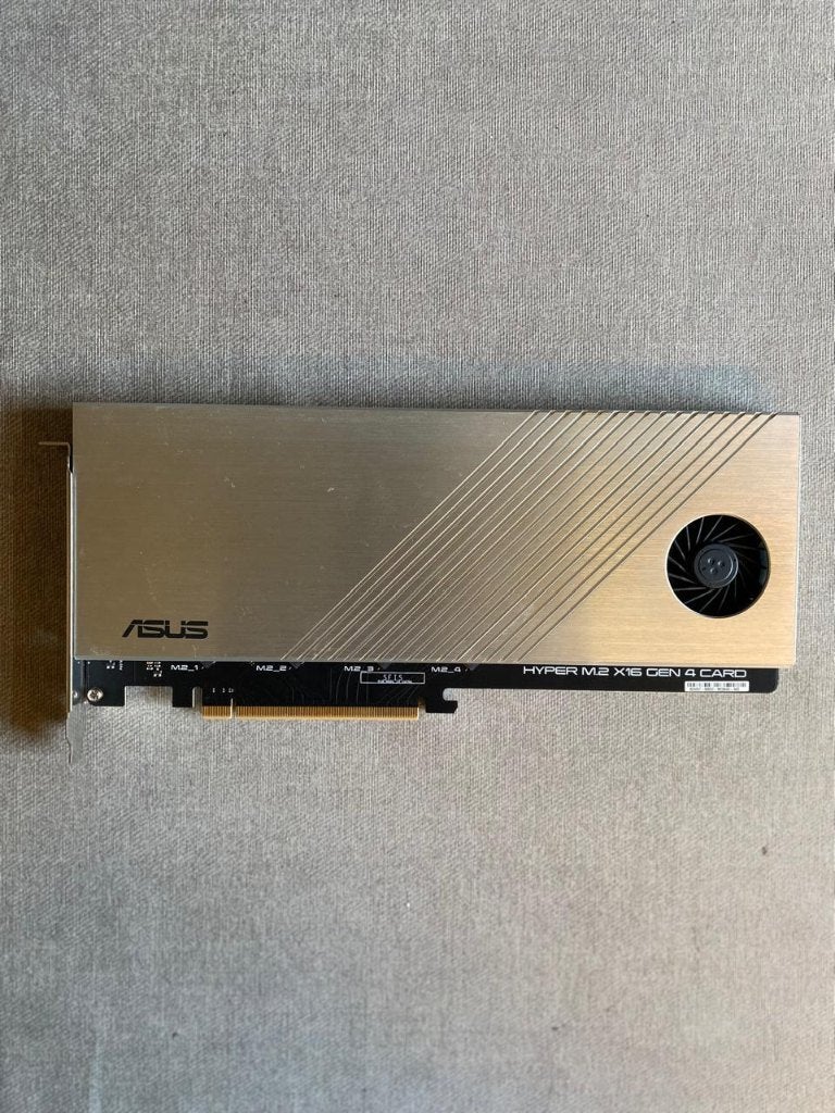 ASUS Hyper M.2 X16 Gen 4 Card, Enlèvement ou Envoi, Comme neuf
