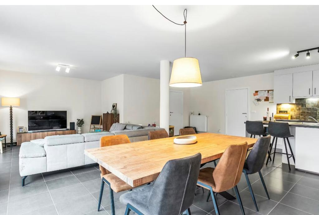 Tafel en stoelen te koop, Huis en Inrichting, Tafels | Eettafels, Ophalen, Overige materialen, Gebruikt, 200 cm of meer