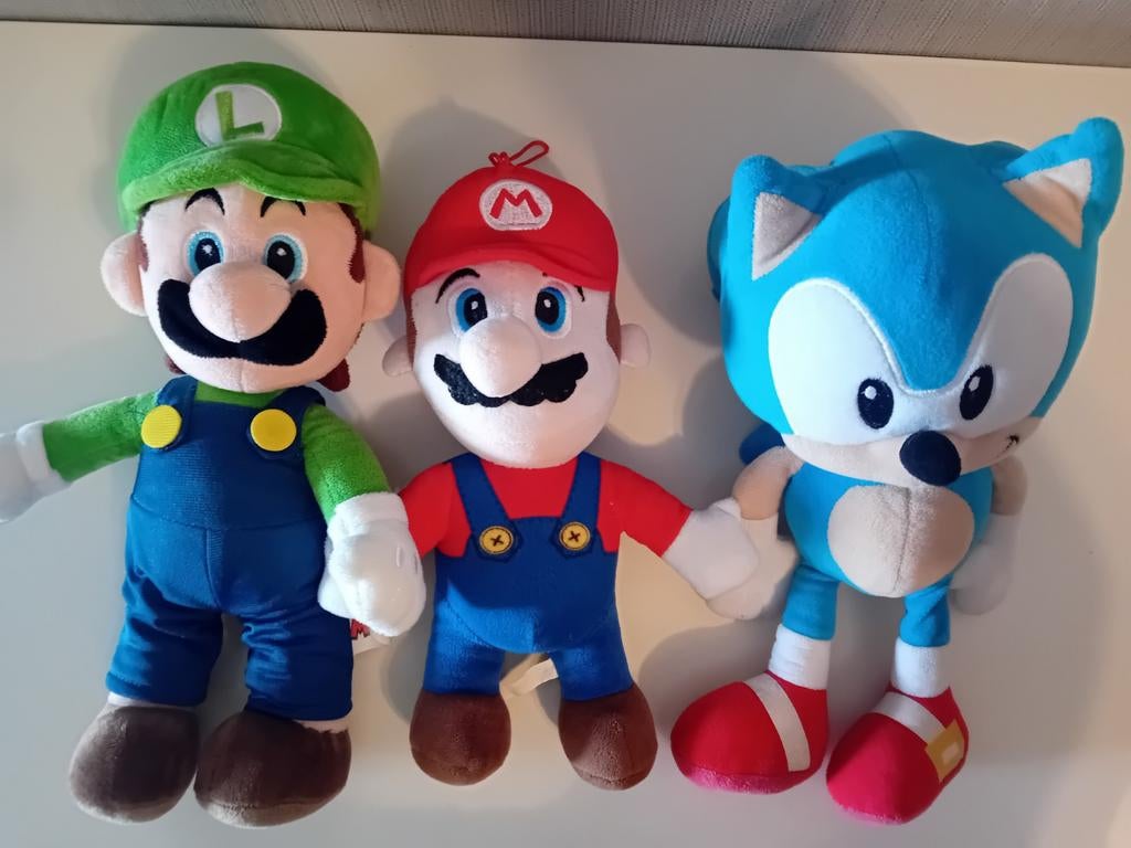 Super Mario en Sonic knuffels, Super Mario, Ophalen