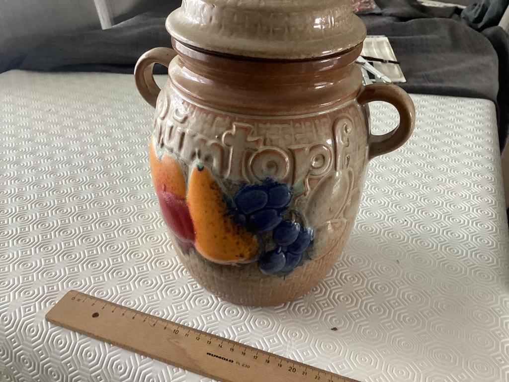 Rumtopf. Nieuwstaat. Scheurich Keramik Germany, Enlèvement