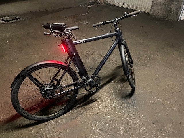 velo electric Cowboy C3 en bonne état, Enlèvement, Comme neuf, 50 km par batterie ou plus, Cowboy