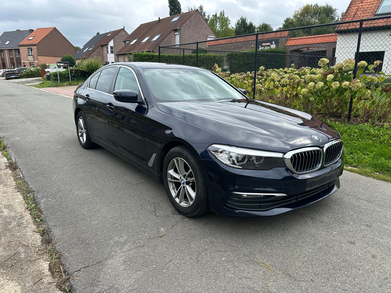 BMW 518d 2019/188.000km/Automaat, Auto's, Automaat, Achterwielaandrijving, 1995 cc, Blauw