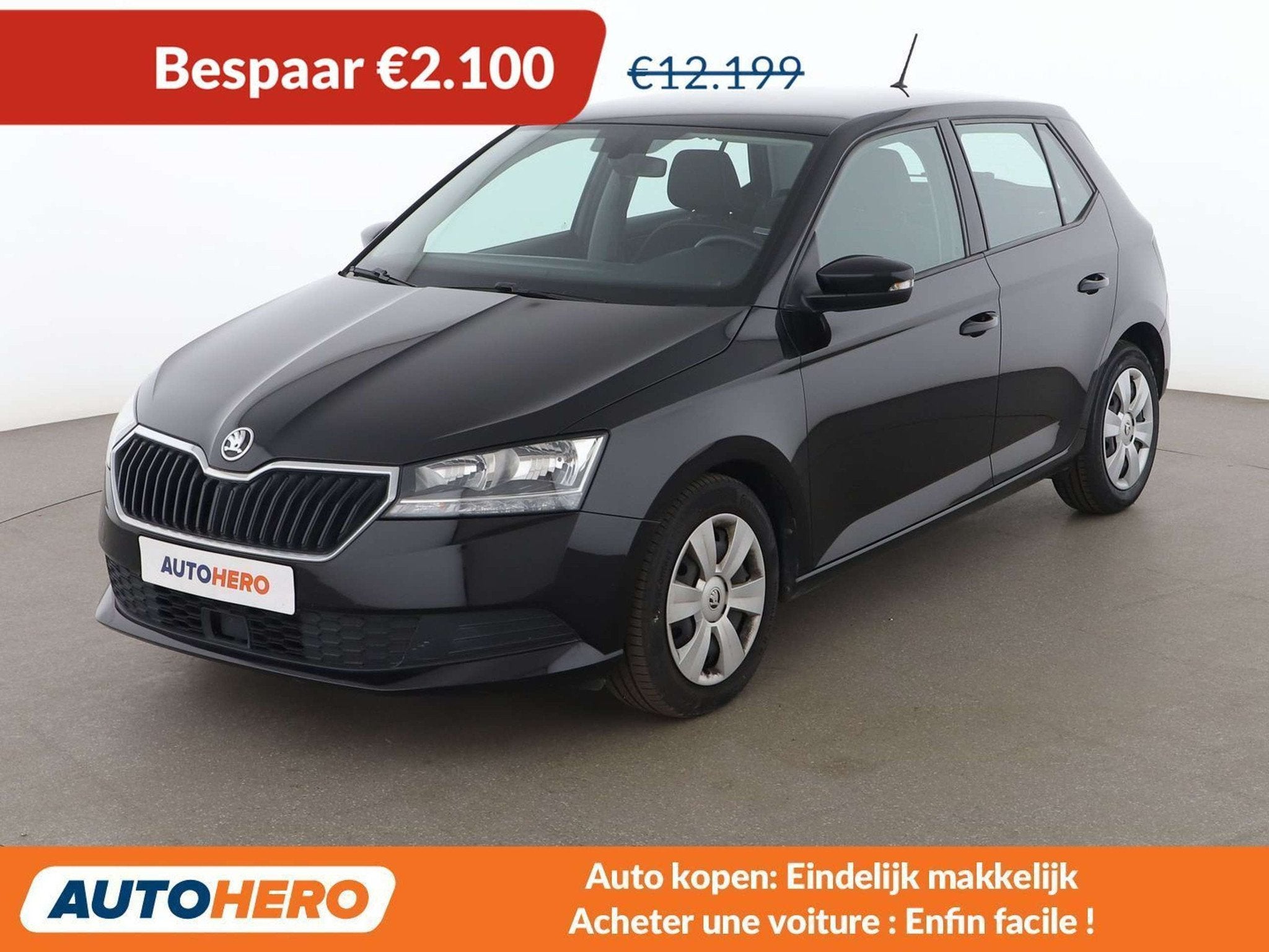 Skoda Fabia 1.0 TSI Ambition (année de construction 2021), Autos, Achat, Euro 6, Noir, 5 places