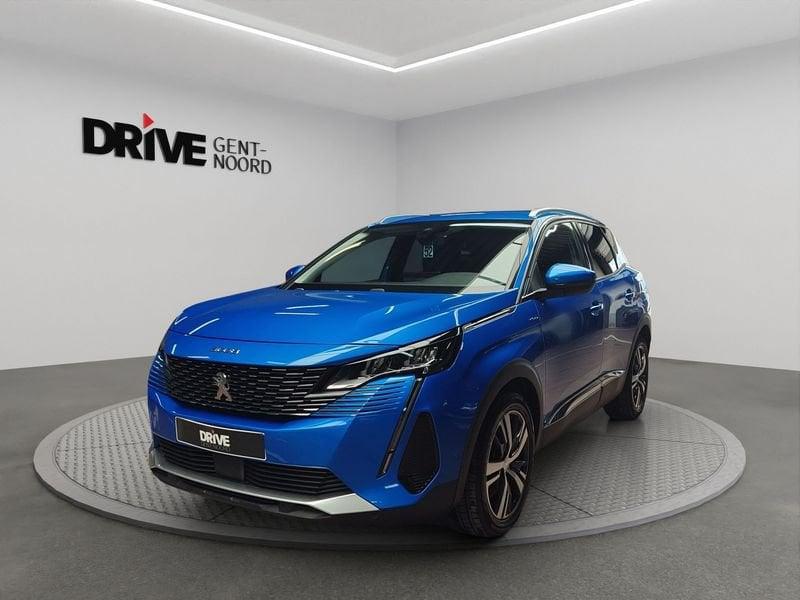 Peugeot 3008 Plug-in HYBRID Allure e-EAT8, Auto's, Gebruikt, Zwart, 4 cilinders, Leder en Stof