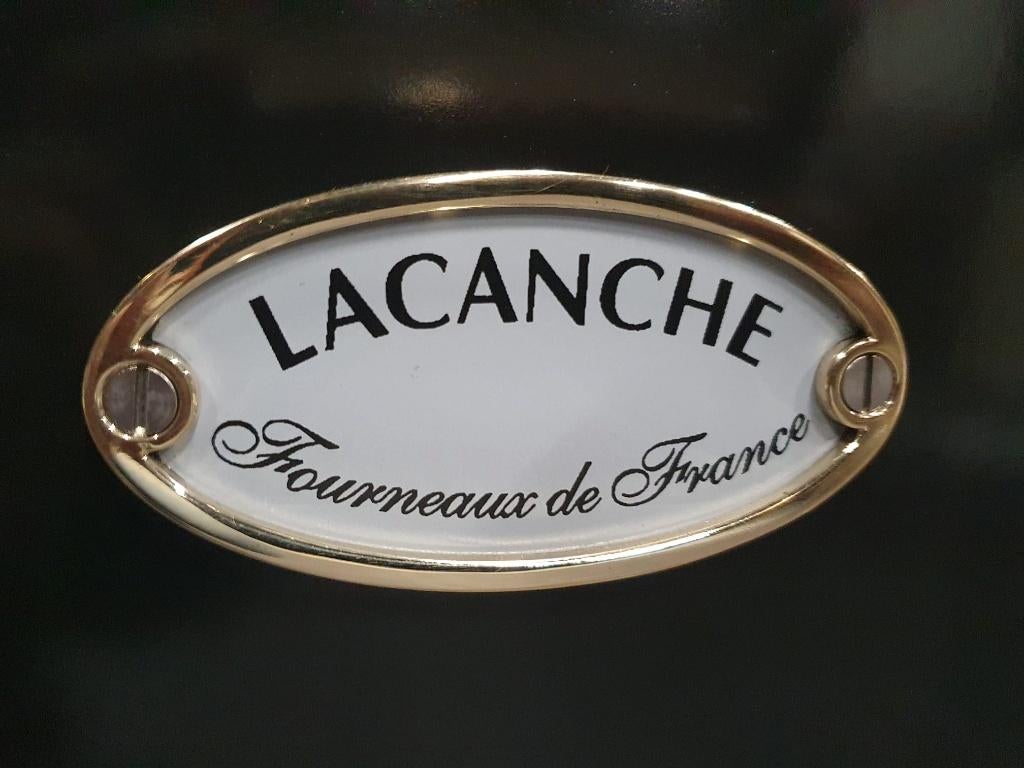 Luxe Lacanche Fornuis 110cm zwart messing 2 ovens teppan yak, Electroménager, Cuisinières, Gaz, Classe énergétique A ou plus économe