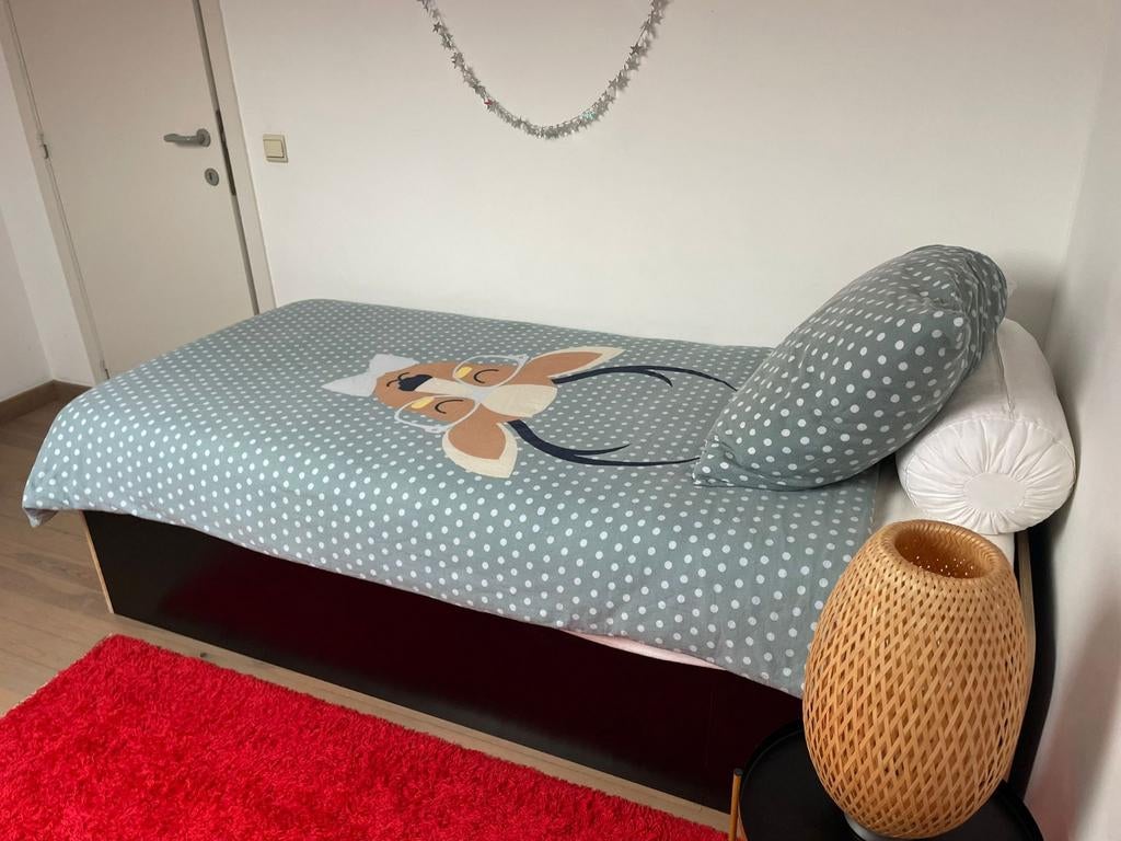 Volledig éénpersoonsbed met Auping bedvering, Huis en Inrichting, Ophalen
