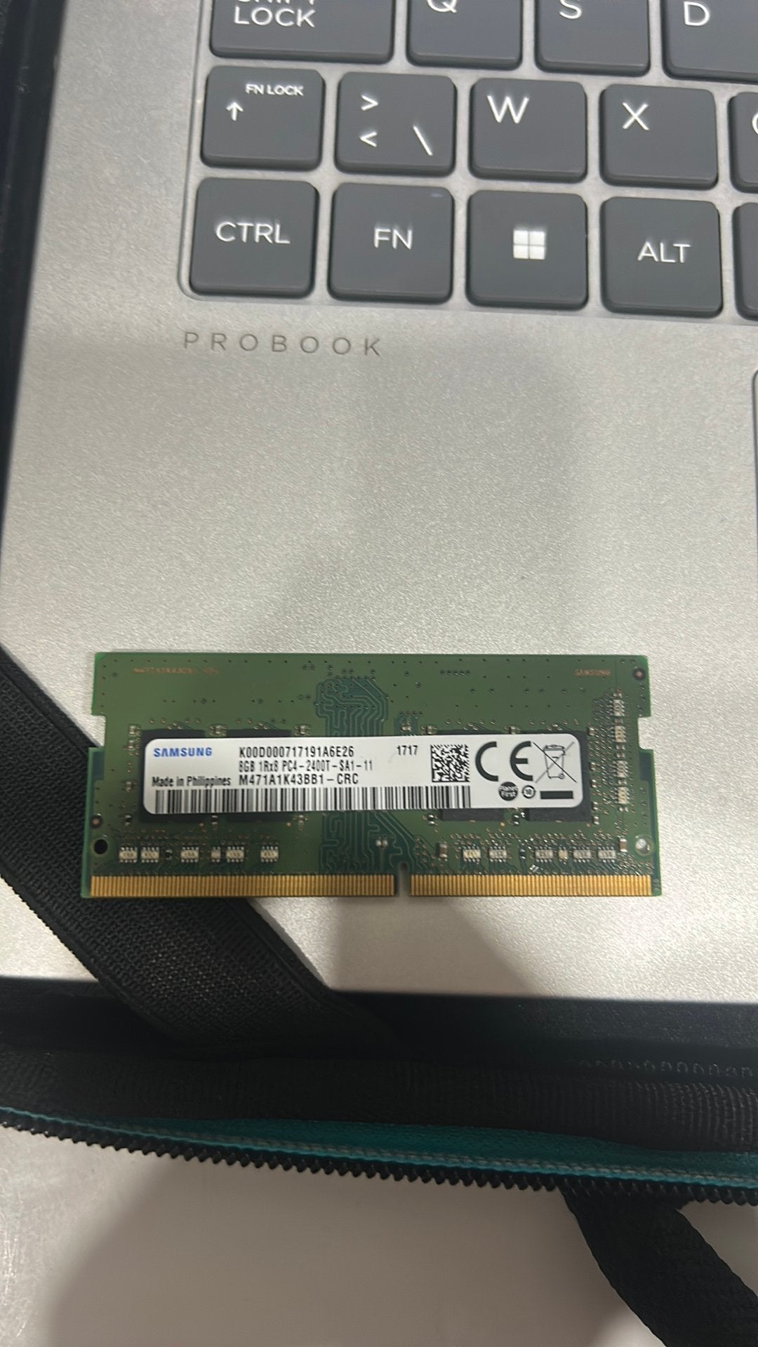 Samsung laptop 8gb DDR4 2400MHz SODIMM, Computers en Software, Ophalen of Verzenden, Zo goed als nieuw, DDR4, Laptop