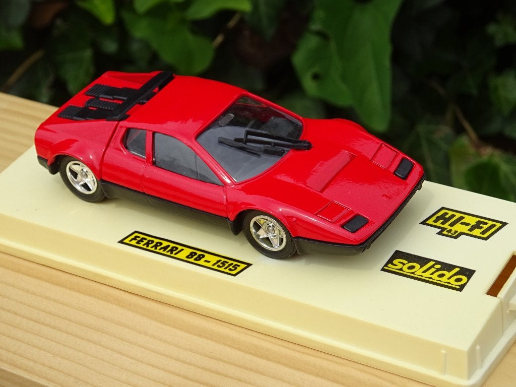 1976 Ferrari 512BB - 1/43, Ophalen of Verzenden, Zo goed als nieuw, Auto, Solido