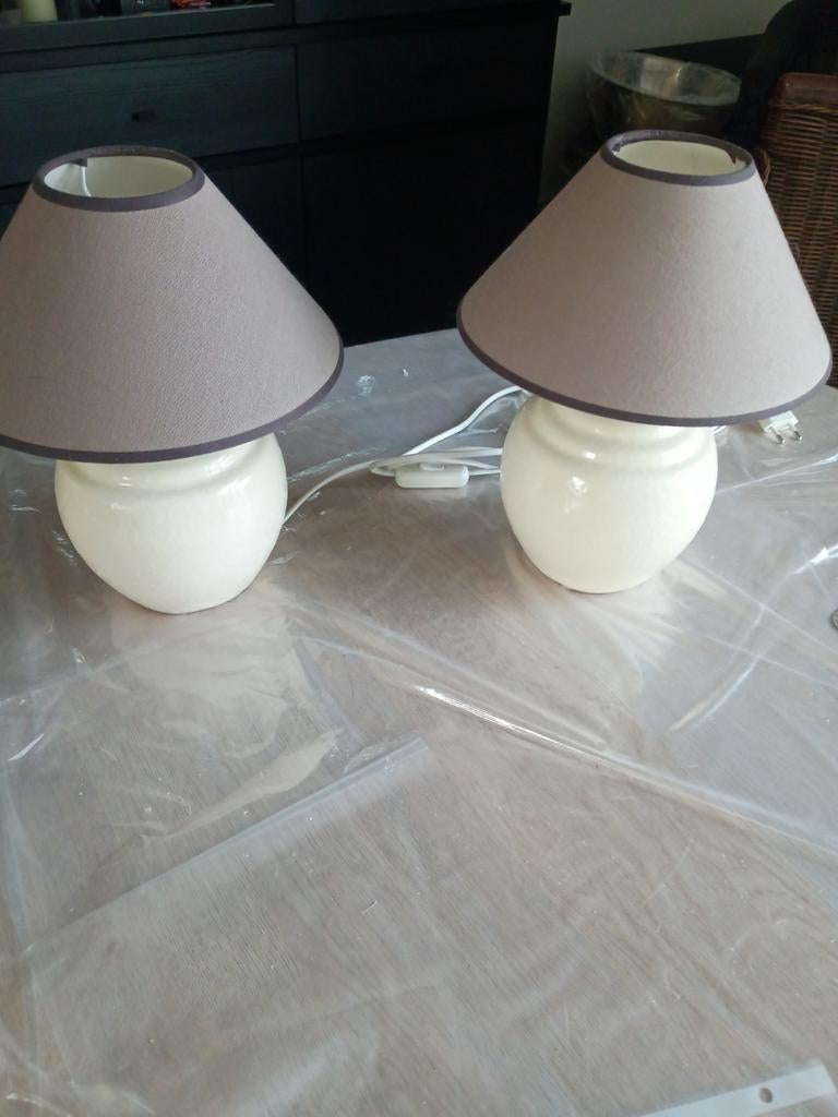 Tafellampjes 2 stuks, Ophalen