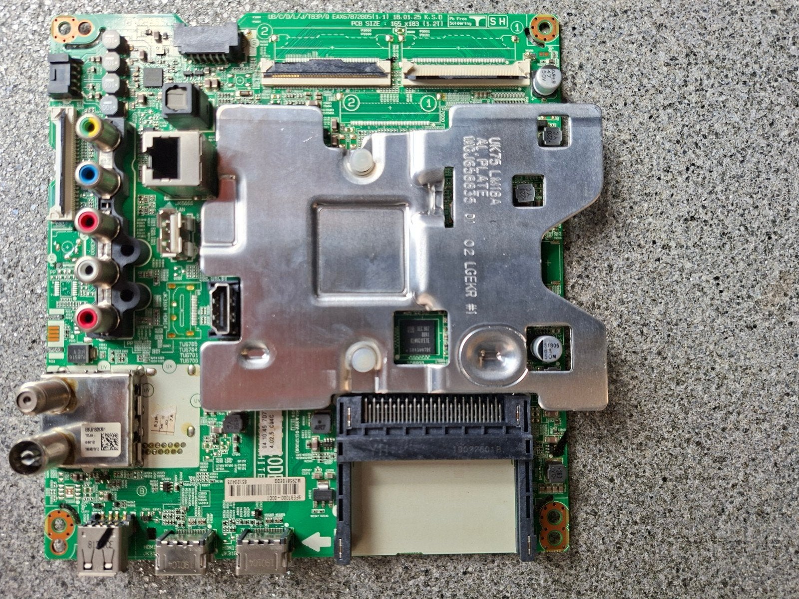 Carte mère LG TV (EBT65120403/EAX67872805), TV, Hi-fi & Vidéo, Télévisions, LCD, LG, Enlèvement