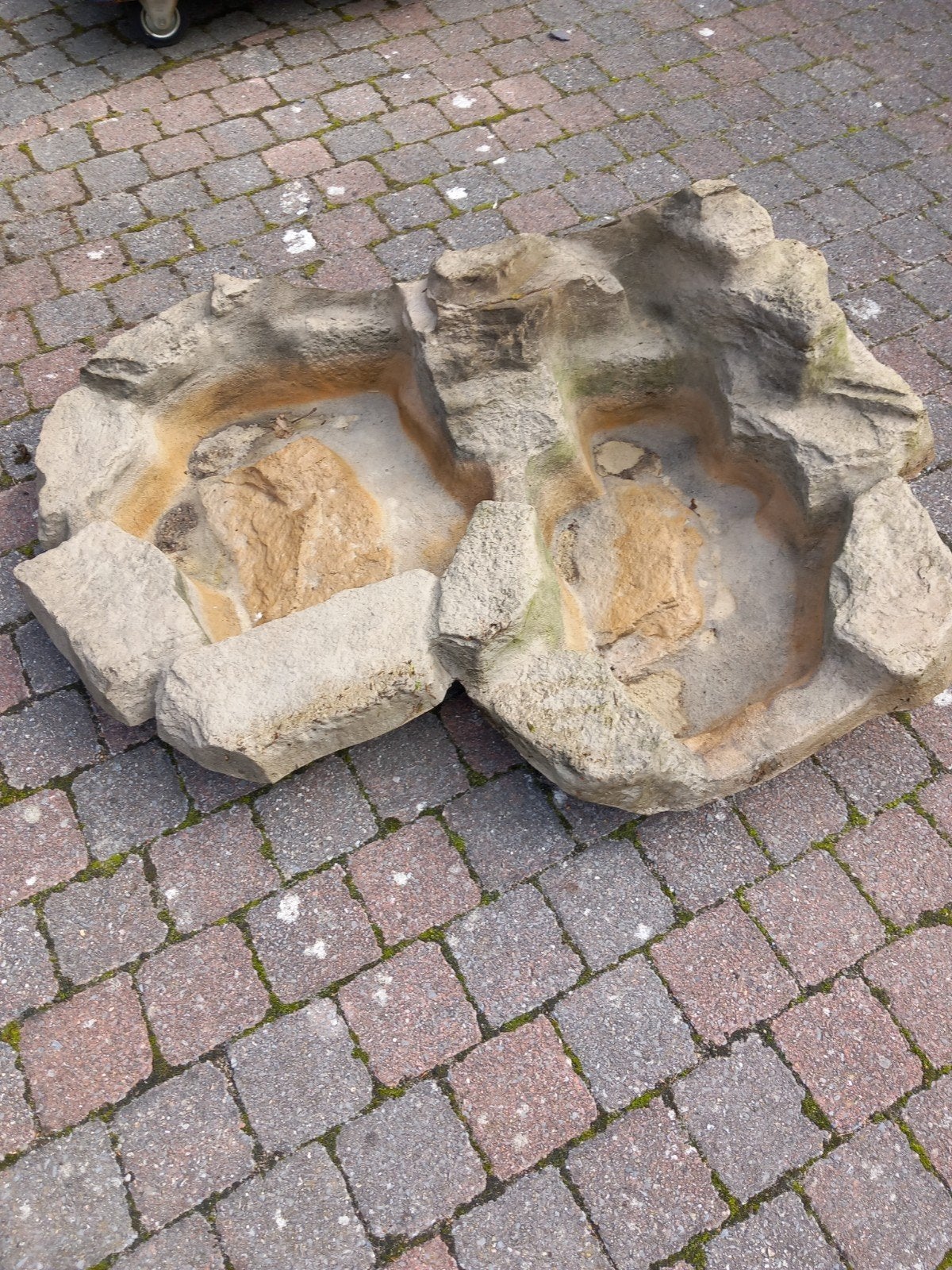 vijvertje voor in de tuin, Enlèvement