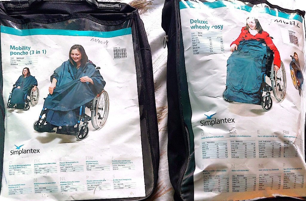 Protection pluie et froid Fauteuil roulant, Neuf, Autre, Taille 46/48 (XL) ou plus grande, Enlèvement ou Envoi