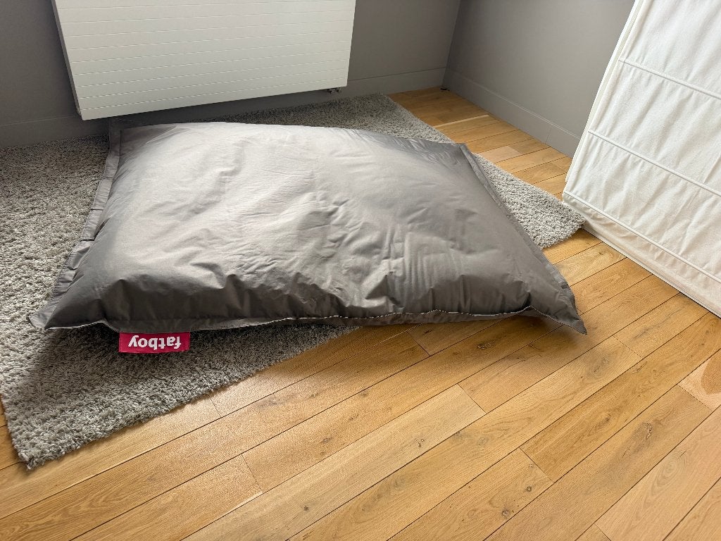 Pouf FatBoy Original Canvas, Enlèvement, Comme neuf, Gris, Pouf