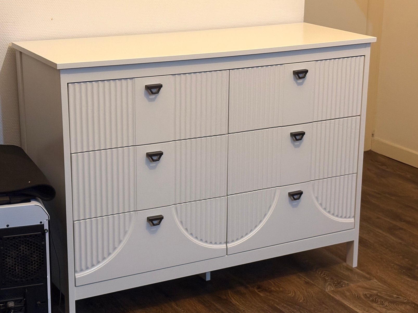 Commode blanche moderne – 6 tiroirs spacieux, Maison & Meubles, Enlèvement, Neuf, Modern en elegant