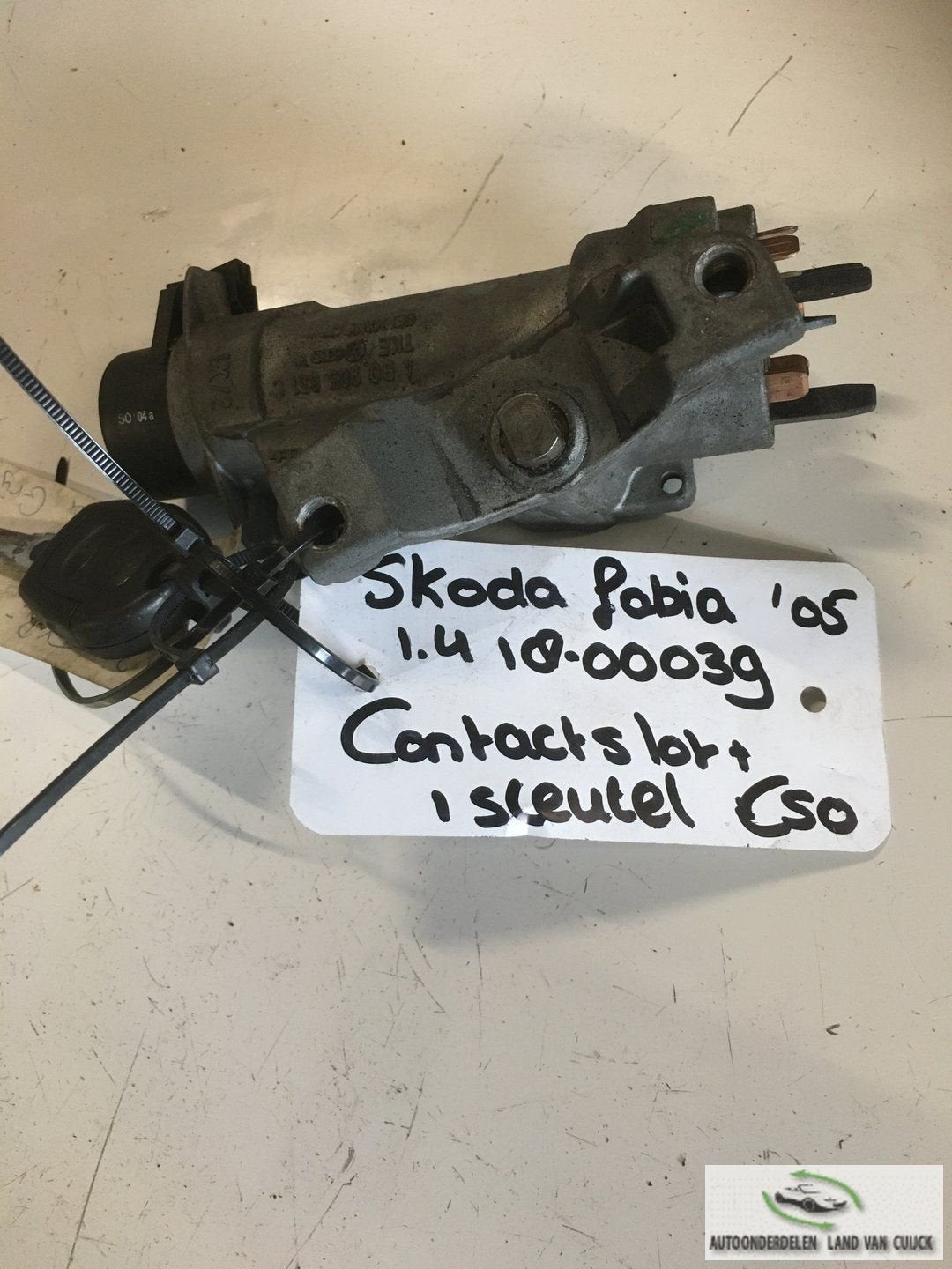 Skoda Fabia 1.4 2005 Contactslot met sleutel, Auto-onderdelen, Gebruikt, -, -, Ophalen of Verzenden