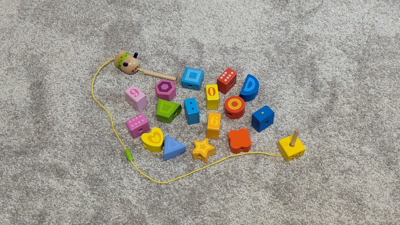 Kralen hout, Kinderen en Baby's, Speelgoed | Overig, Ophalen