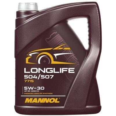 5L Motorolie SCT MANNOL Longlife 504/507 5W-30 Motorolie, Enlèvement ou Envoi, -Manol, -, -Duitsland