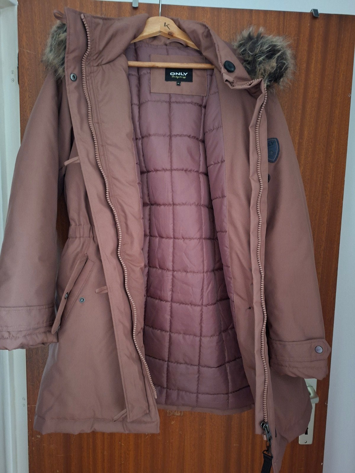 winterjas Only 50euro, Only, Enlèvement, Taille 42/44 (L), Rose
