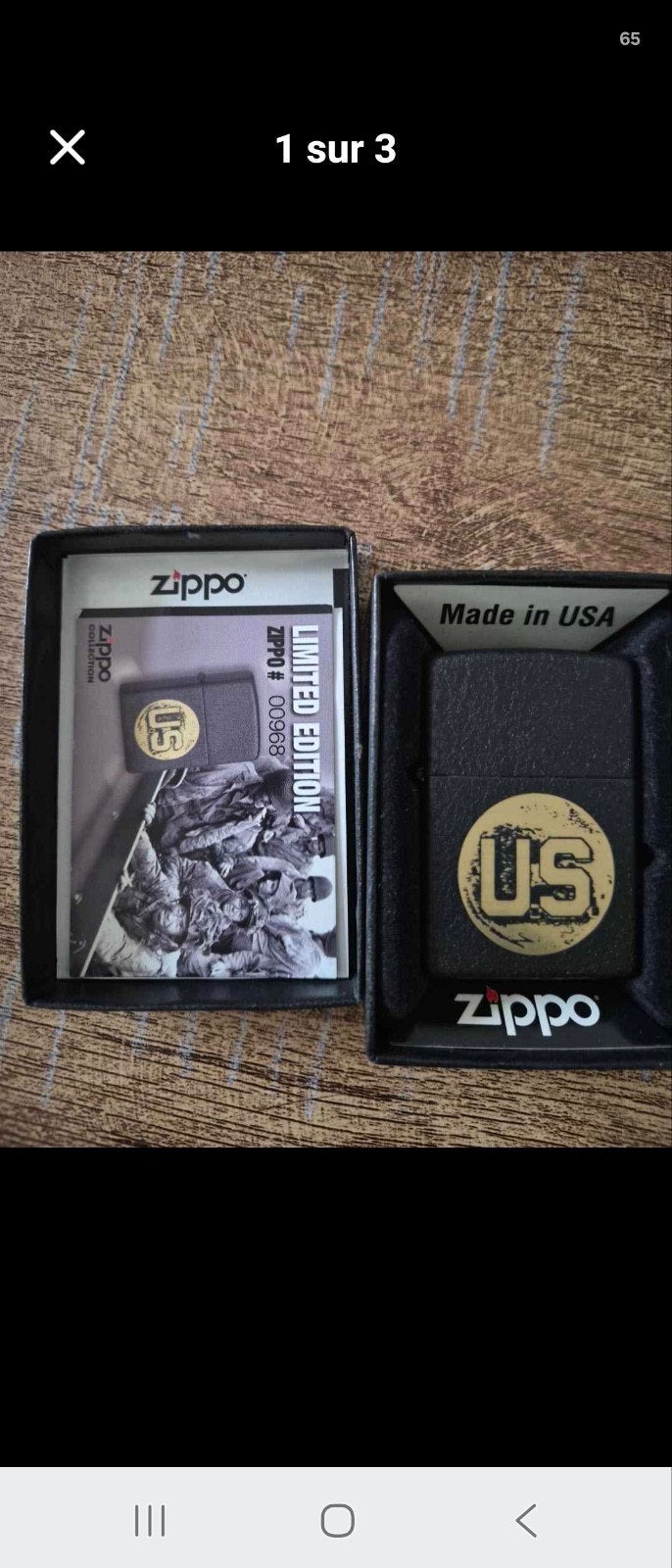 briquet zippo edition limitée, Enlèvement, Briquet
