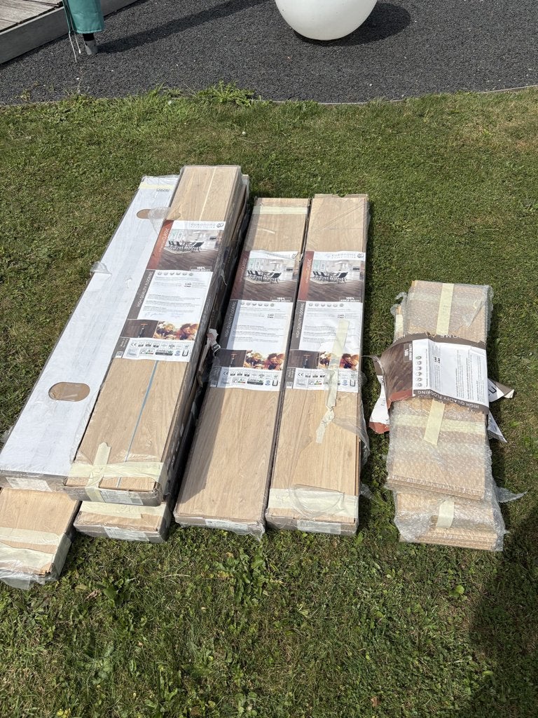 klik Laminaat Merk Eurohome , Nevada Eik, Ophalen, Kunststof, 50 tot 150 cm, Zo goed als nieuw