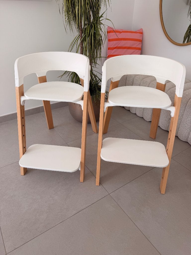 Stokke steps (nog 1 beschikbaar), Enfants & Bébés, Enlèvement, Comme neuf, Chaise évolutive, Coulissant
