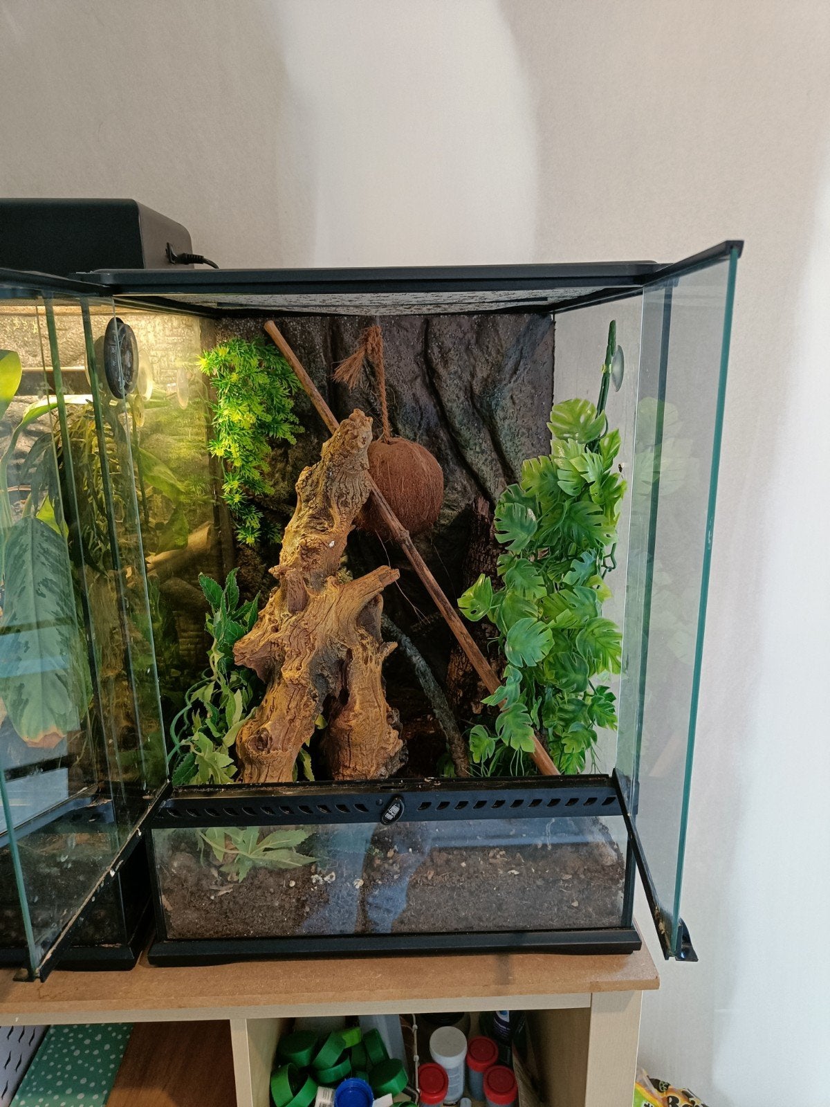 Exo Terra Terrarium 45x45x60, Enlèvement, Utilisé, Terrarium ou Paludarium