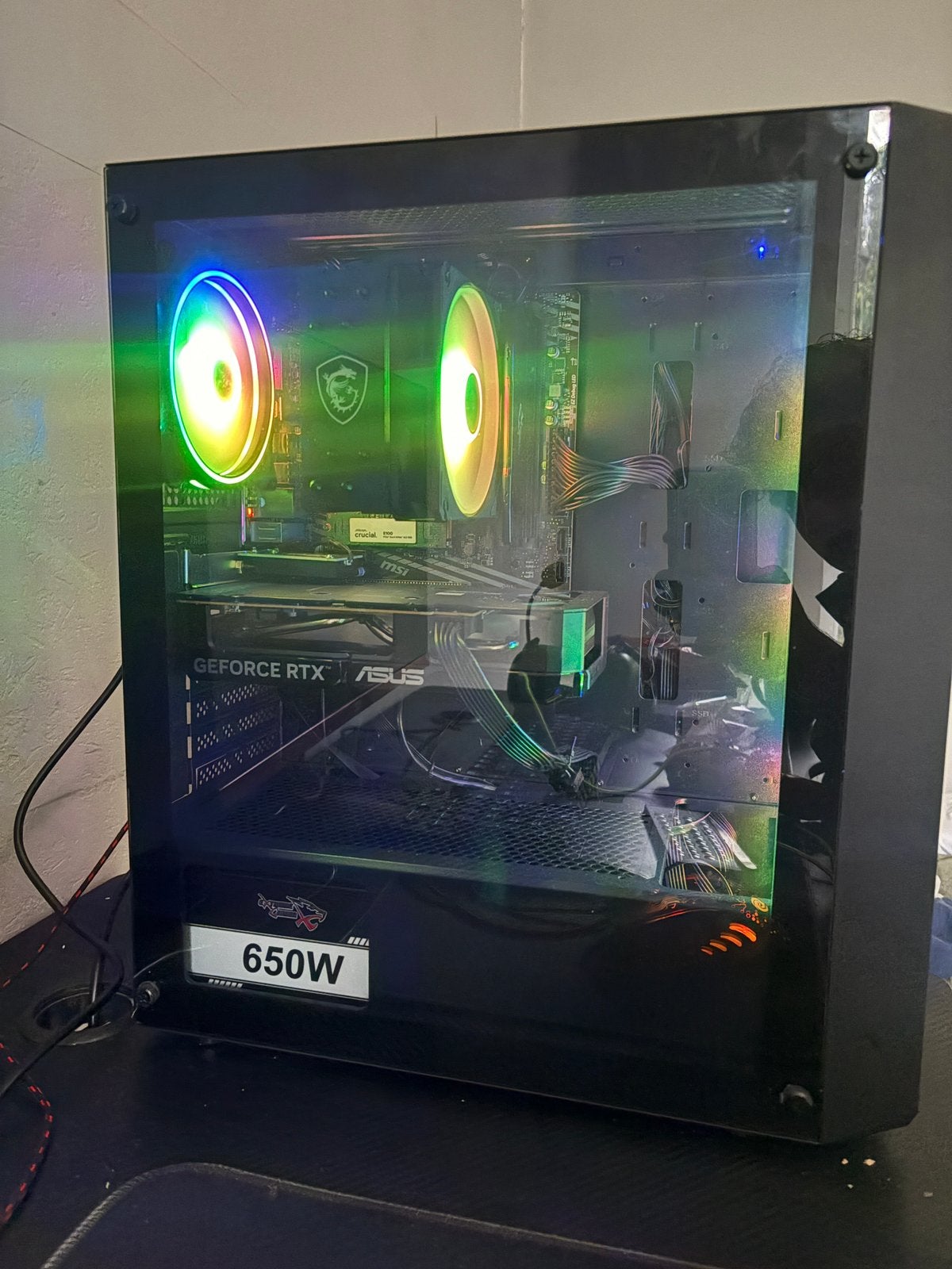 AMD Ryzen 7 5700X - 16GB - 1 TB - GeForce RTX 5060, Ophalen, Zo goed als nieuw, 16 GB