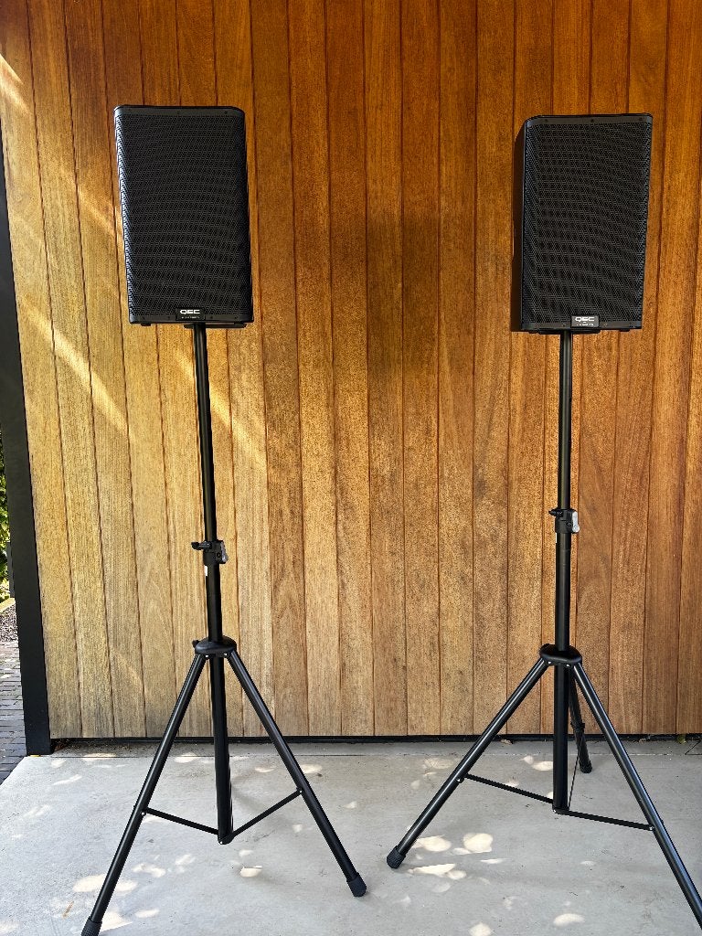 QSC K10.2 actieve 2-way full-range luidsprekers, Ophalen, Zo goed als nieuw, 1000 watt of meer, P.A.